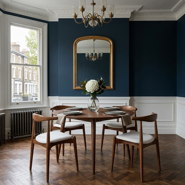 Soren Modern Wooden Walnut Colour Dining Chair