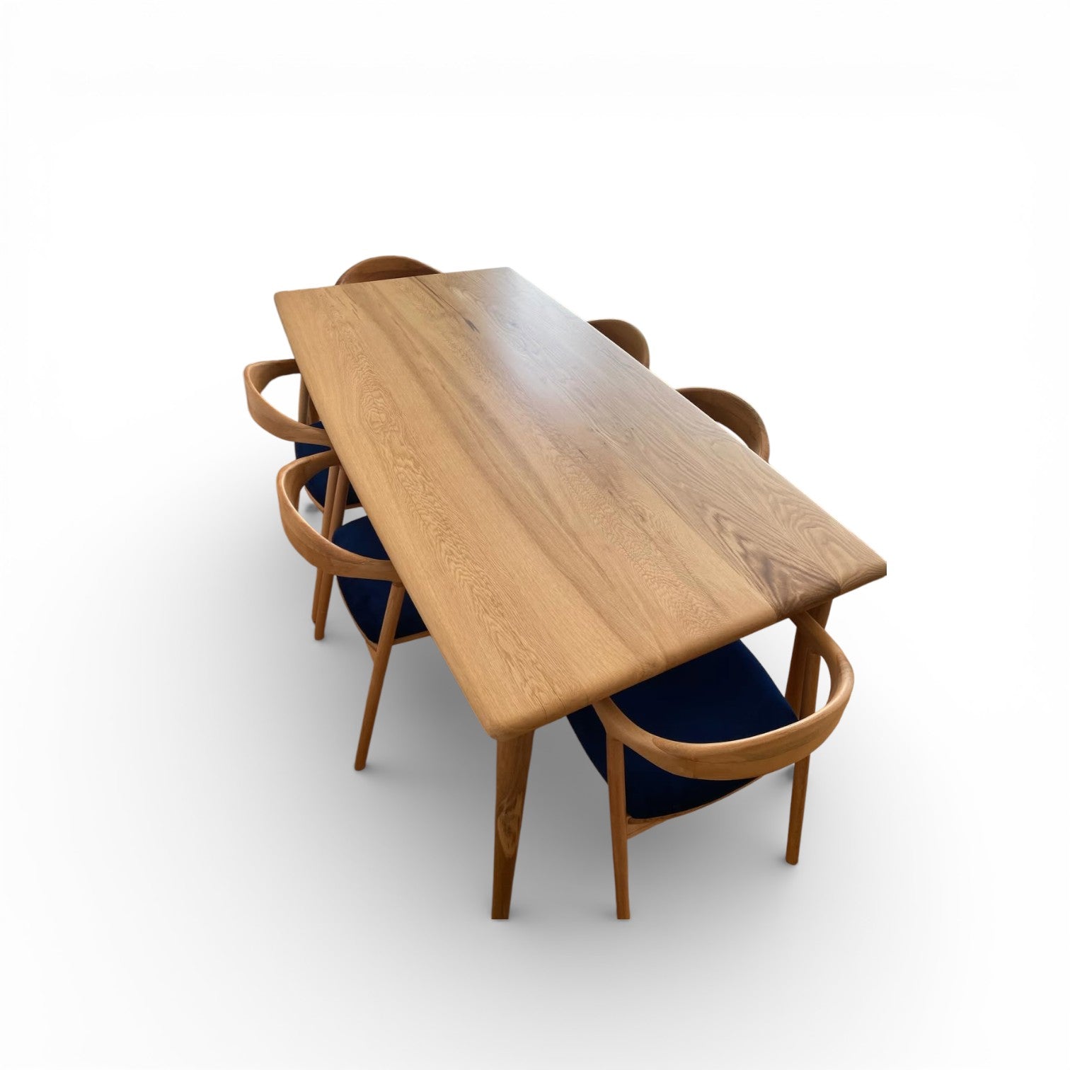 Scandinavian Style Solid Oak Dining Table