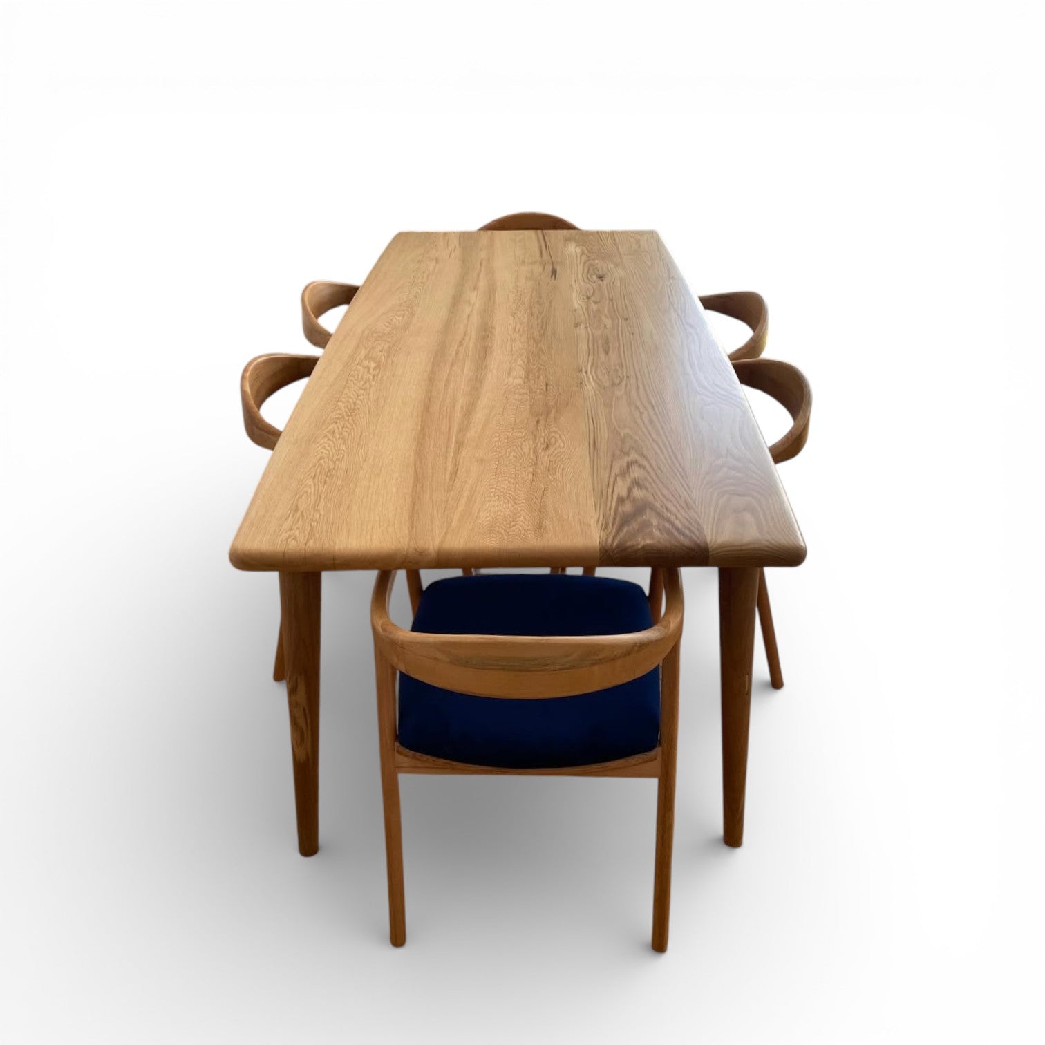 Scandinavian Style Solid Oak Dining Table