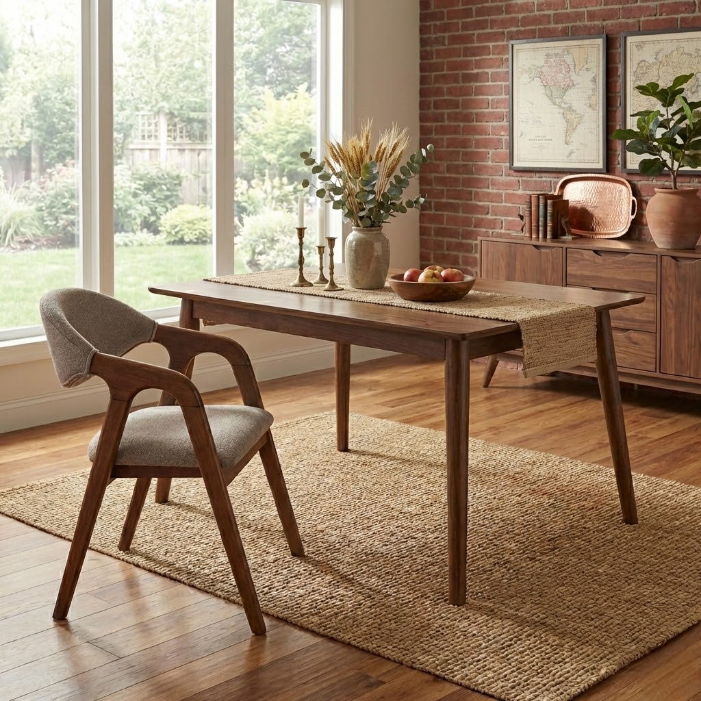 Set of 6 Solenne Wooden Dining Chair