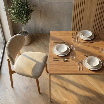 Set of 8 Harmony Wooden Dining Chair