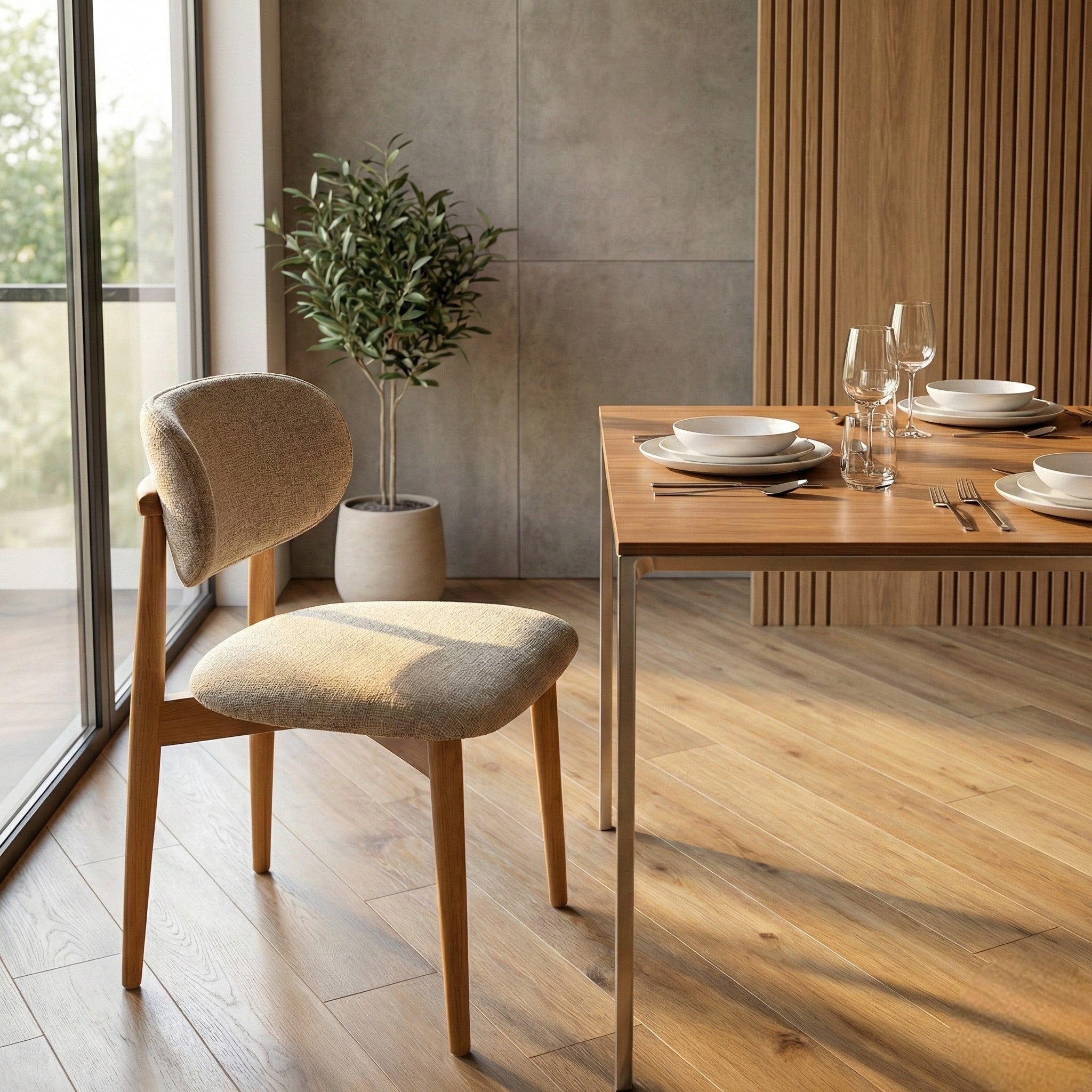 Set of 6 Harmony Wooden Dining Chair