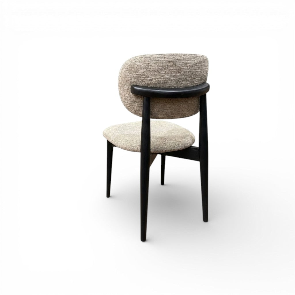 Set of 2 Black Harmony Wooden Dining Chair