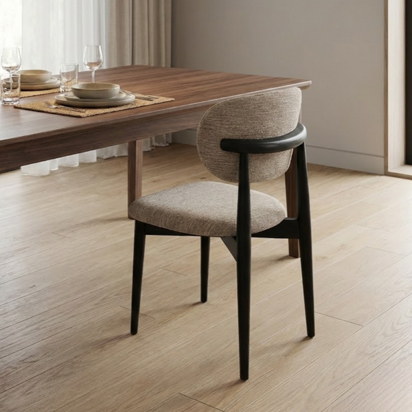 Black Harmony Wooden Dining Chair