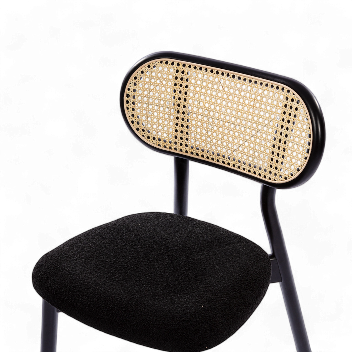 Modern Black Dining Chair with Minimalist Design