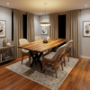 Smooth Edge Walnut Table