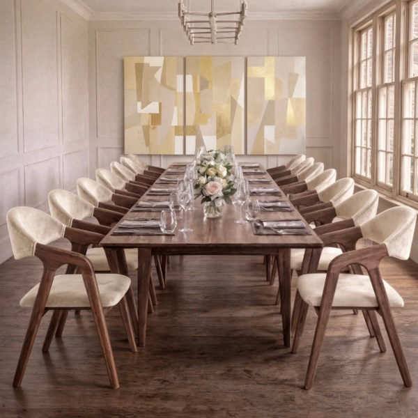 Set of 6 Solenne Wooden Dining Chair