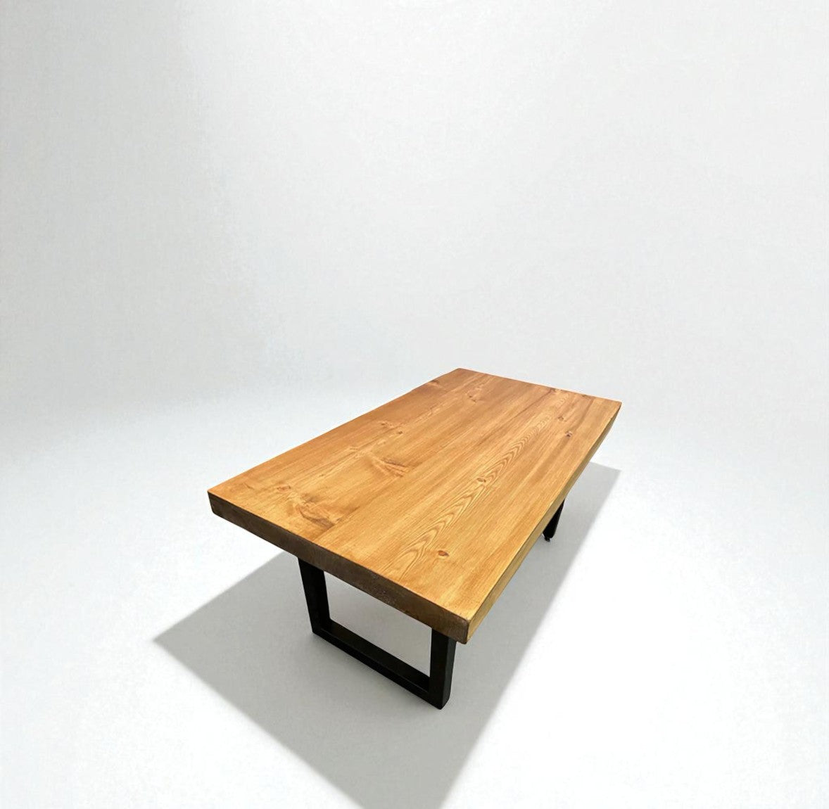 Rustic Industrial Coffee Table | Solid Wood Coffee & End Table | Thickness 5 cm | Unique Sofa Table