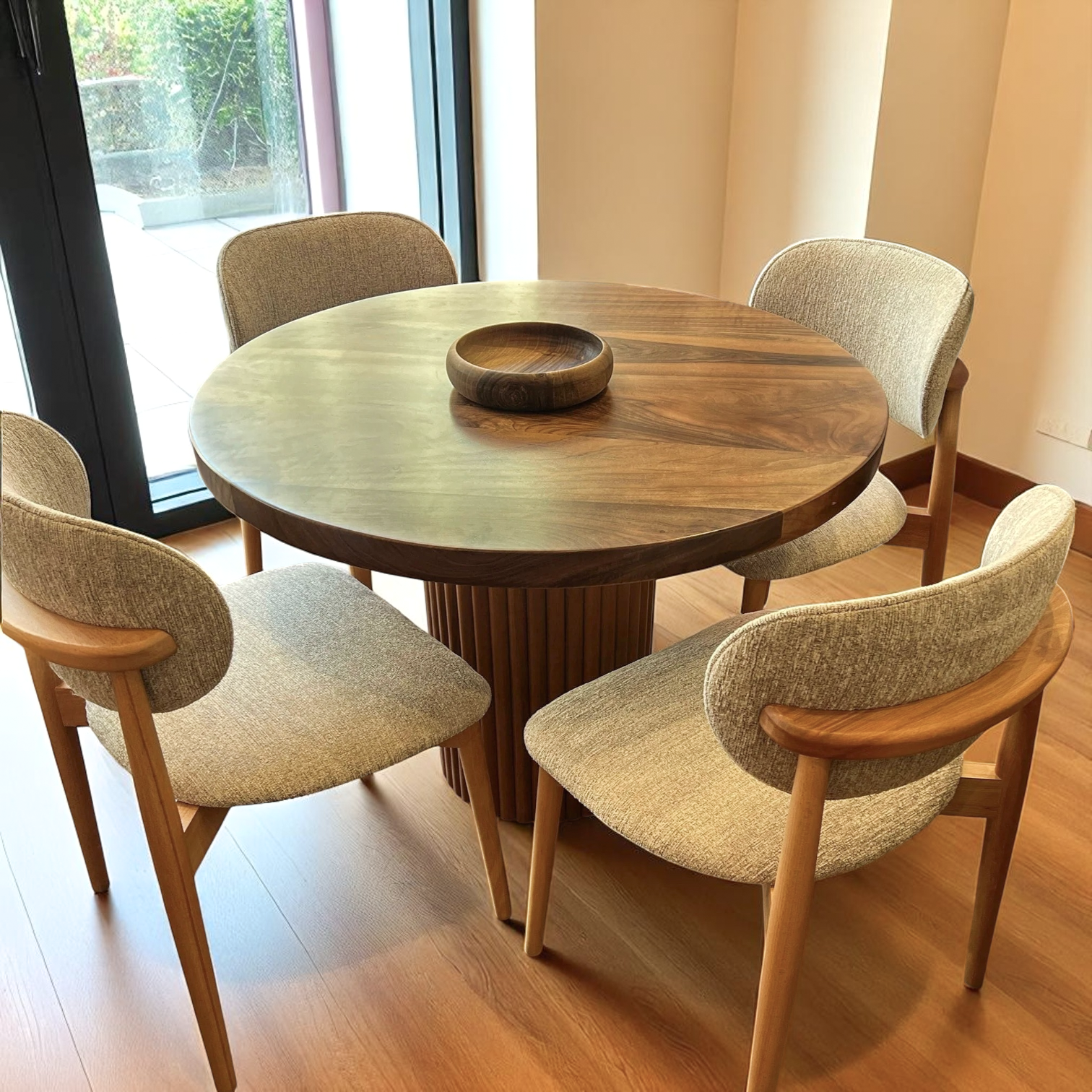 Set of 4 Harmony Wooden Dining Chair