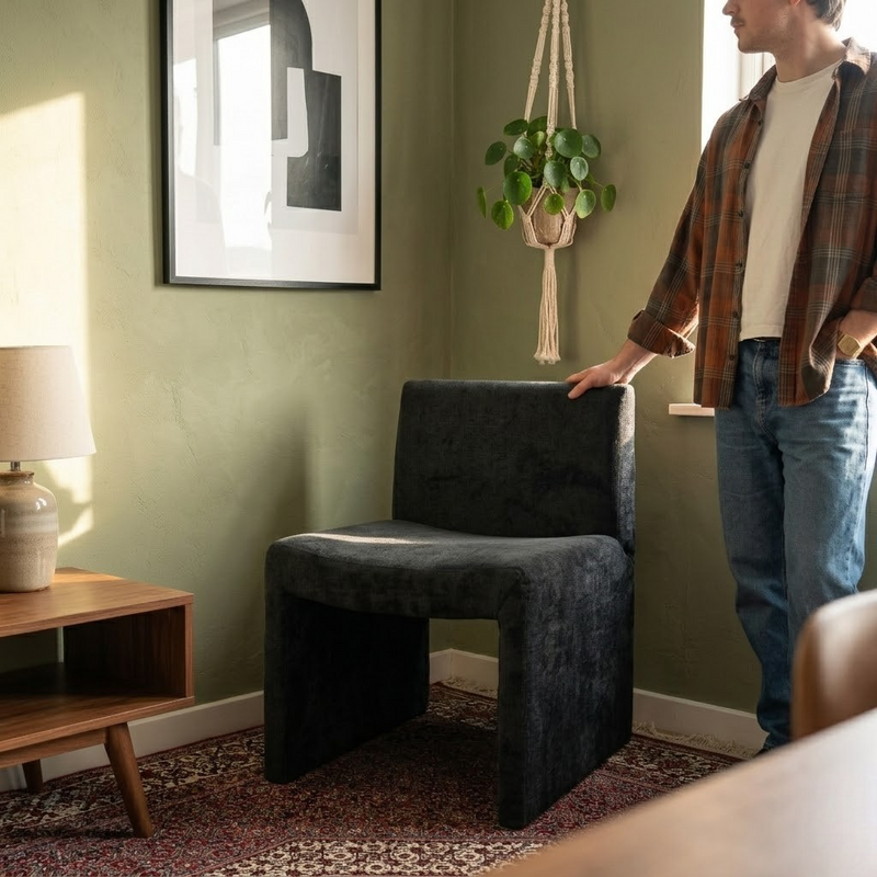 Noir Block Lounge Chair