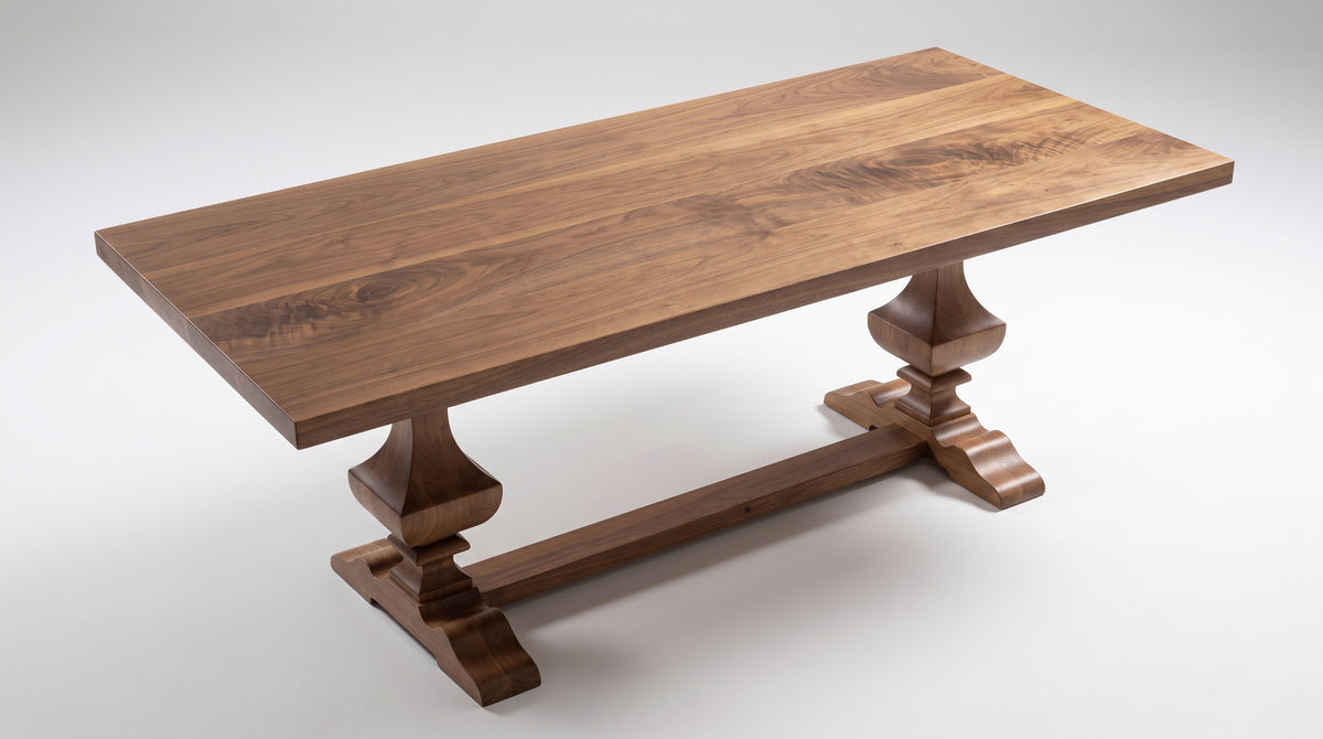 Trestle Solid Walnut Dining Table