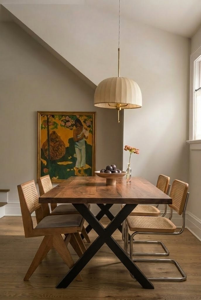 Heritage Solid Walnut Dining Table – Straight Edge Industrial Design