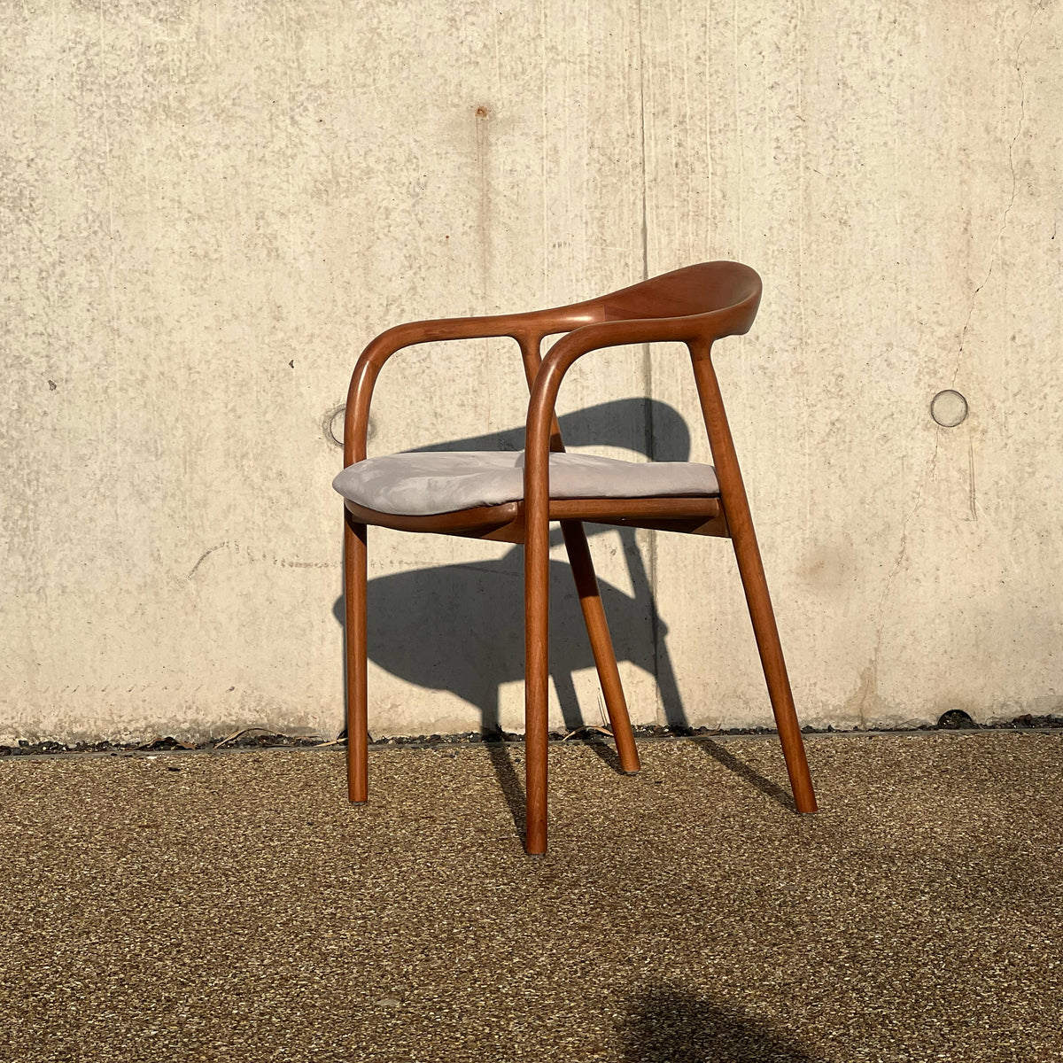 Mid Century Modern Wooden Walnut Colour Dining Chair